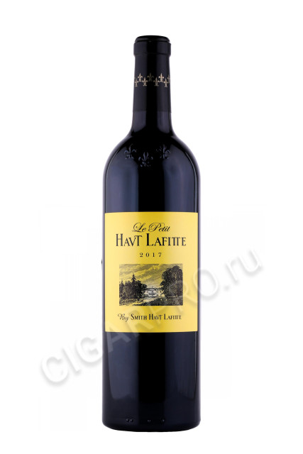 вино le petit haut lafitte pessac leognan 2017 0.75л