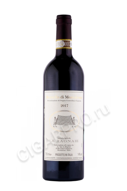 вино le ragnaie brunello di montalcino 0.75л
