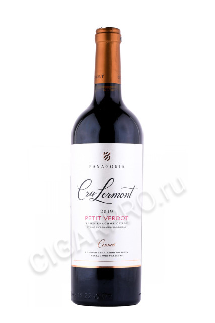 российское вино lermont petit verdot 0.75л