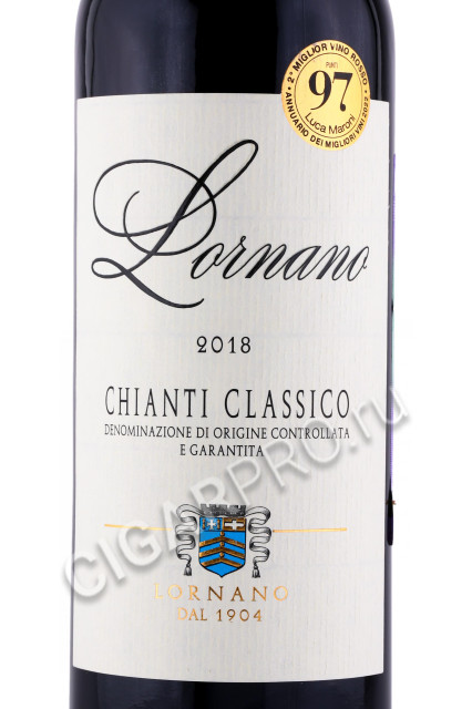 этикетка итальянское вино lornano chianti classico 0.75л