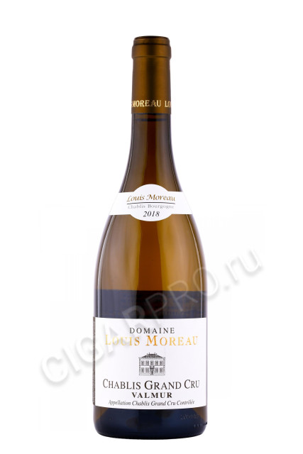 вино louis moreau chablis grand cru valmur 0.75л