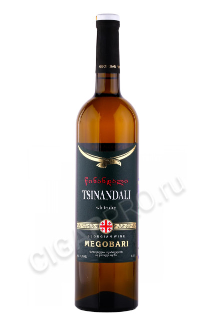 грузинское вино megobari tsinandali 0.75л