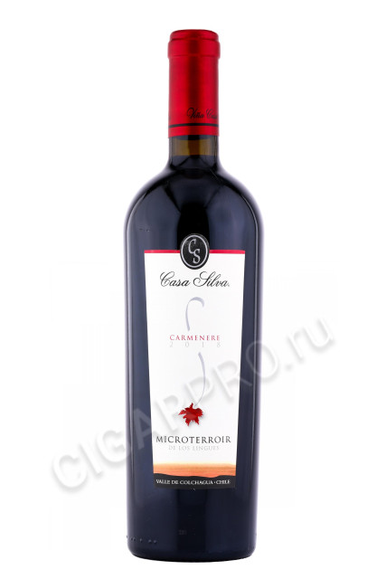 вино microterroir carmenere casa silva 0.75л