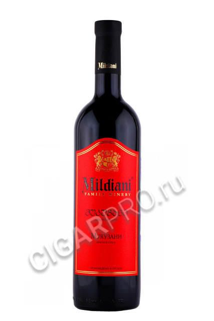грузинское вино mildiani mukuzani 0.75л