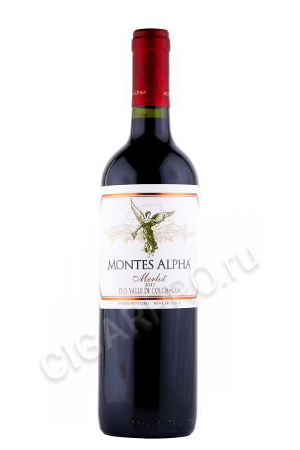 чилийское вино montes alpha merlot 0.75л
