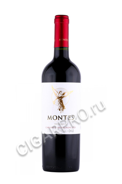 чилийское вино montes reserva cabernet sauvignon 0.75л