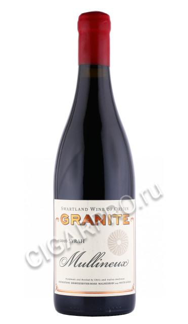 вино mullineux granite syrah 2016г 0.75л