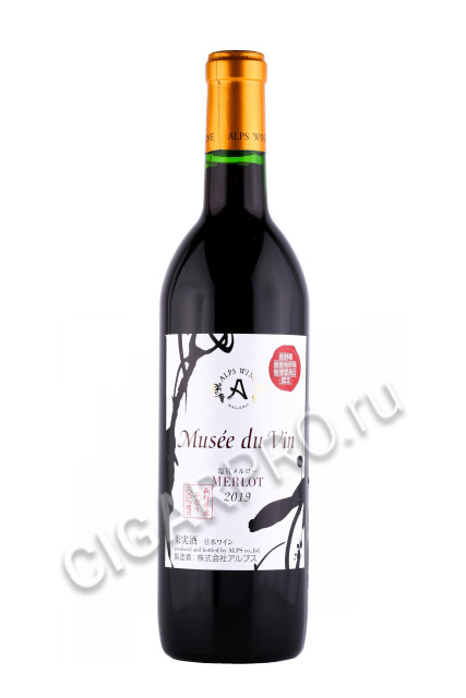 вино musee du vin shiojiri merlot 0.72л