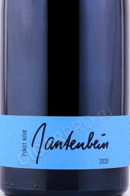 этикетка вино gantenbein pinot noir graubunden 2020г 0.75л