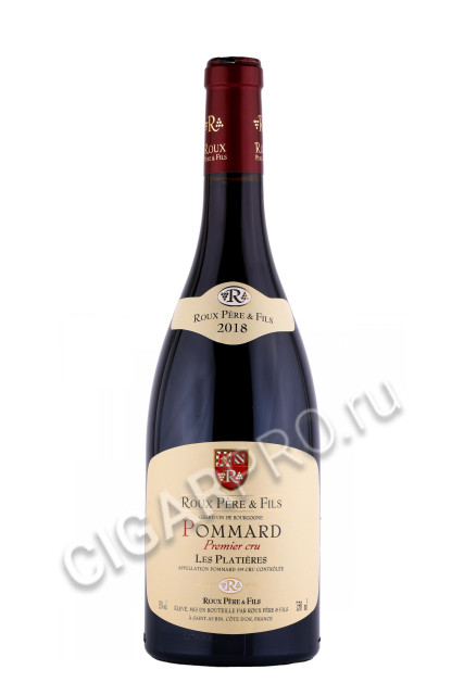 вино roux pere et fils pommard premier cru les platieres 0.75л