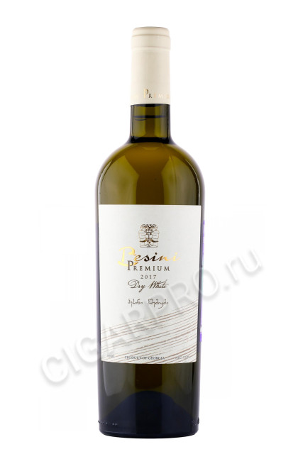 вино wine besini premium dry white 0.75л