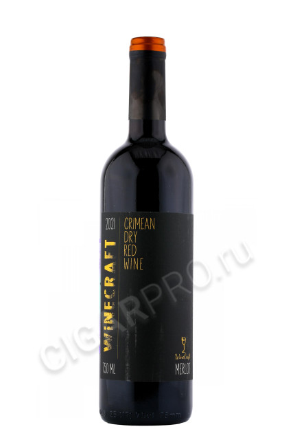 вино winecraft merlot 0.75л