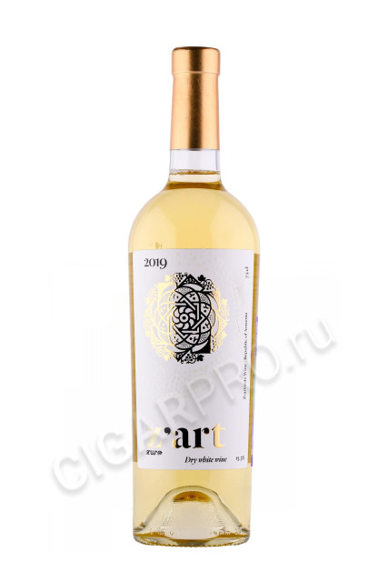 вино zart white dry 0.75л