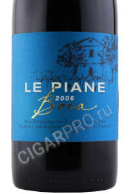 этикетка вино le piane boca doc 2006г 0.75л