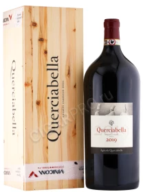 Вино Кверчабелла Кьянти Классико 2019 6л в деревянной упаковке