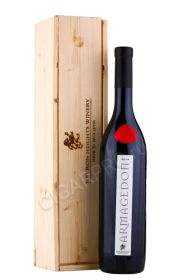 Вино Армагедон 2014г 0.75л в деревянной упаковке