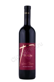 Вино Торум красное полусладкое 0.75л