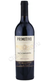 Вино Дука Сарженто Примитиво 0.75л