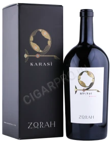 Вино Зора Караси 1.5л в подарочной упаковке
