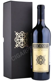 Вино Реканати Спешиал Резерв 0.75л в подарочной упаковке
