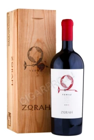 Вино Зора Ераз 2015г 1.5л в подарочной упаковке