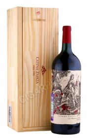 Вино Катена Сапата Мальбек Архентино 2021г 1.5л в деревянной упаковке