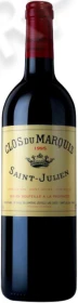 Вино Кло дю Марки АОС Сен Жюльен 1996 года 0.75л