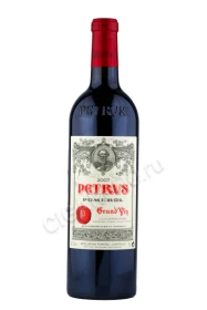 Французское вино Шато Петрюс Помероль 2007 0.75л