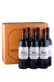 Набор вина Шато Бешвель Сен-Жюльен 2016г 0.75л 6шт в подарочной упаковке