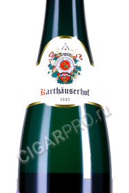 этикетка вино karthauserhof schieferkristall riesling kabinett 0.75л