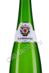 этикетка вино karthauserhof schieferkristall riesling 1.5л
