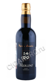 вино ликерное merlino fortificato dolomiti rosso 0.5л