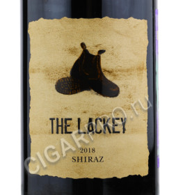 этикетка shiraz the lackey 0.75 l