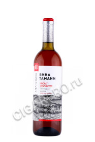 российское вино вина тамани мускат-красностоп 0.7л