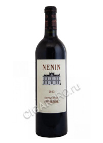 chateau nenin pomerol 2012 купить вино шато ненен помроль 2012 цена