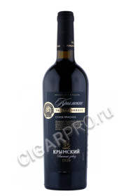 российское вино krymskoe exclusive red dry 0.75л
