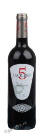 lacrimus 5 tempranillo rodriguez sanzo 2016 испанское вино лакримус 5 темпранильо родригез сансо 2016г