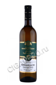 грузинское вино bagrationi tsinandali 0.75л