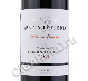 этикетка abadia retuerta seleccion especial 0.75 l