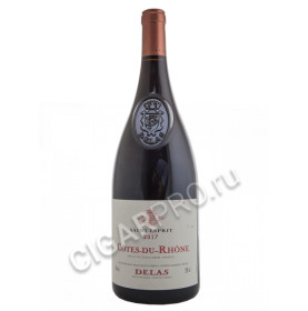 delas freres cotes-du-rhone saint-esprit купить французское вино делас сент эспри аос кот дю рон 2017г 1,5л цена
