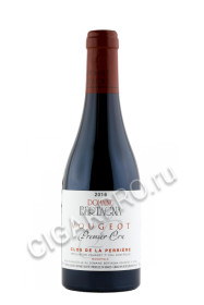 французское вино domaine bertagna vougeot 1-er cru clos de la perriere 0.375л