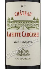 этикетка chateau laffitte carcasset saint-estephe