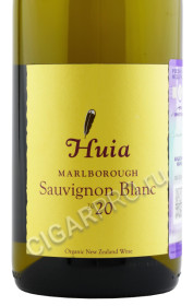 этикетка huia sauvignon blanc marlborough 0.75л
