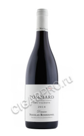 вино domaine nicolas rossignol pommard les vignots aoc 0.75л