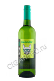 вино french dog colombard chardonnay 0.75л