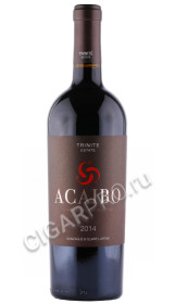 вино acaibo sonoma county ava trinite estate 2014 0.75л