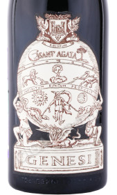 этикетка вино cantine sant agata genesi monferrato rosso do 0.75л