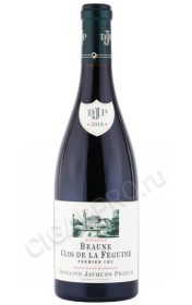 вино domaine jacques prieur beaune clos de la feguine premier cru 2018г 0.75л