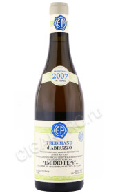 вино emidio pepe trebbiano dabruzzo 2007г 0.75л