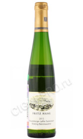 вино fritz haag brauneberger juffer sonnenuhr riesling 0.375л